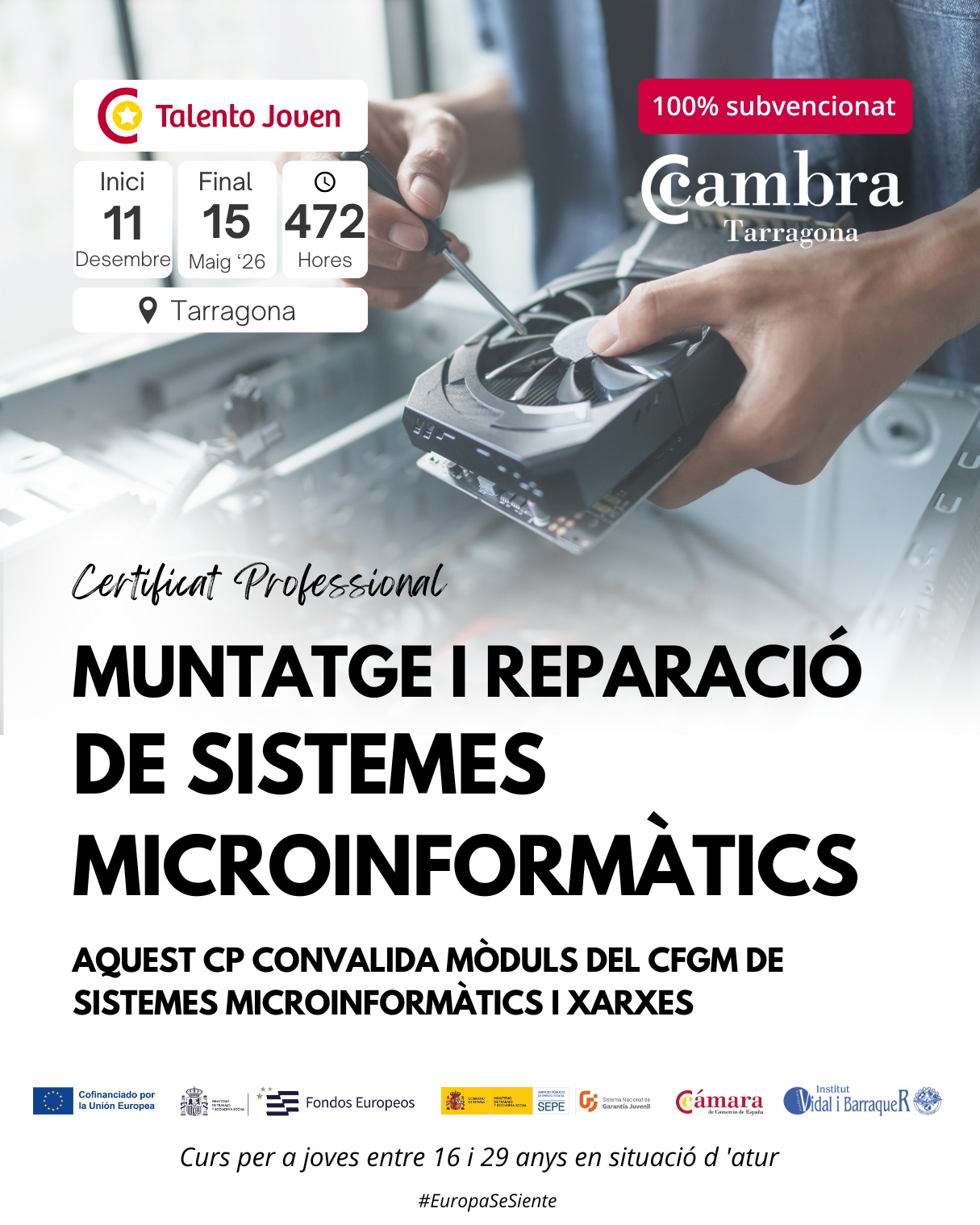 Curs informàtica a la Cambra de Comerç Curs informàtica a la Cambra de Comerç